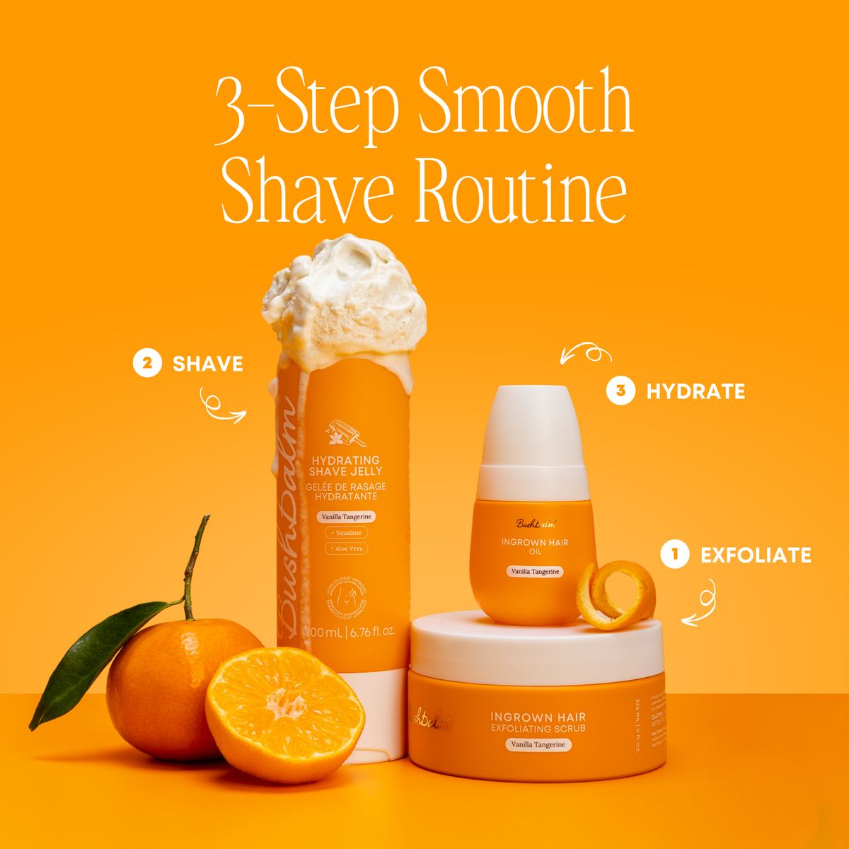 3-Step Smooth Shave Routine - Vanilla Tangerine Y5