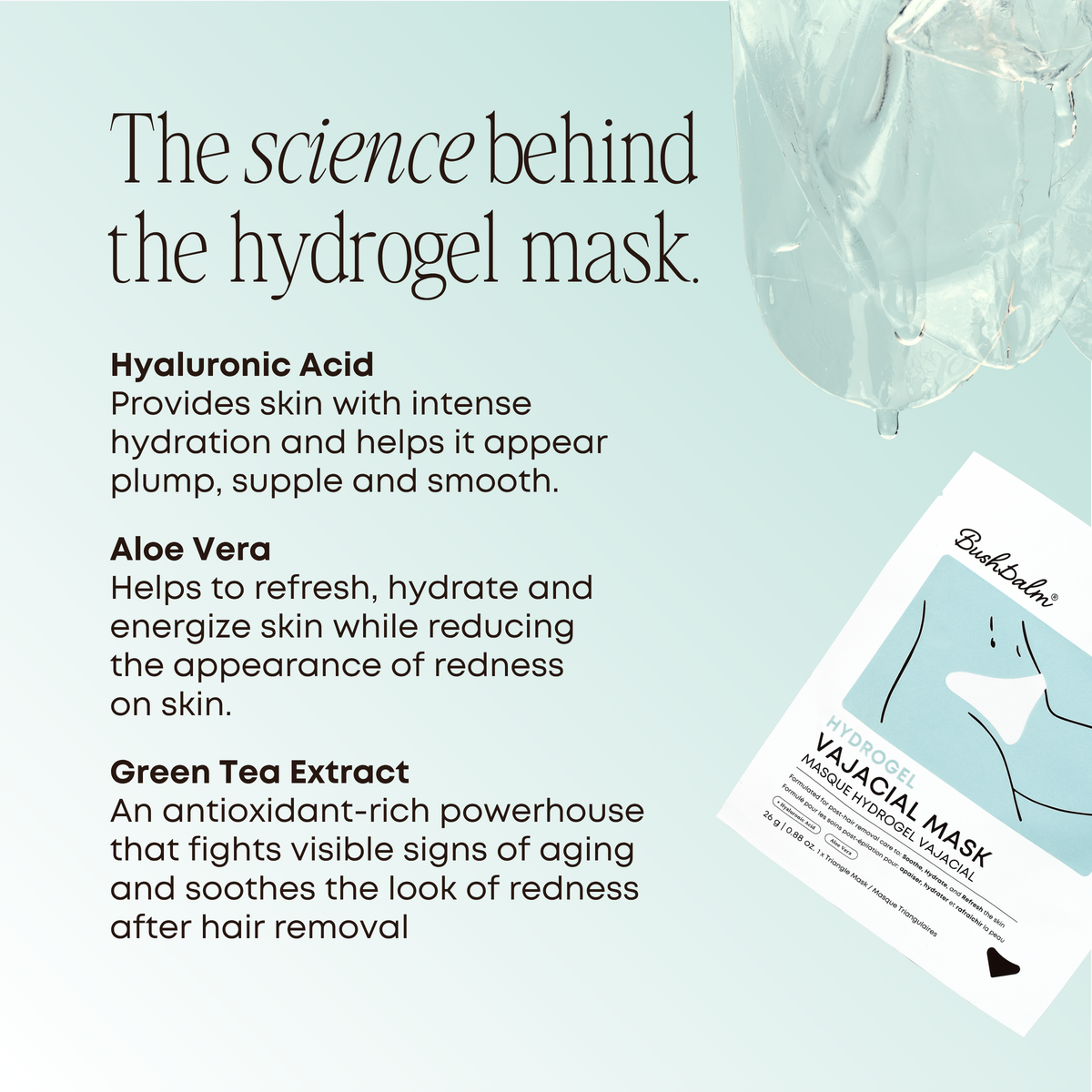 Hydrogel Vajacial Triangle Mask F7