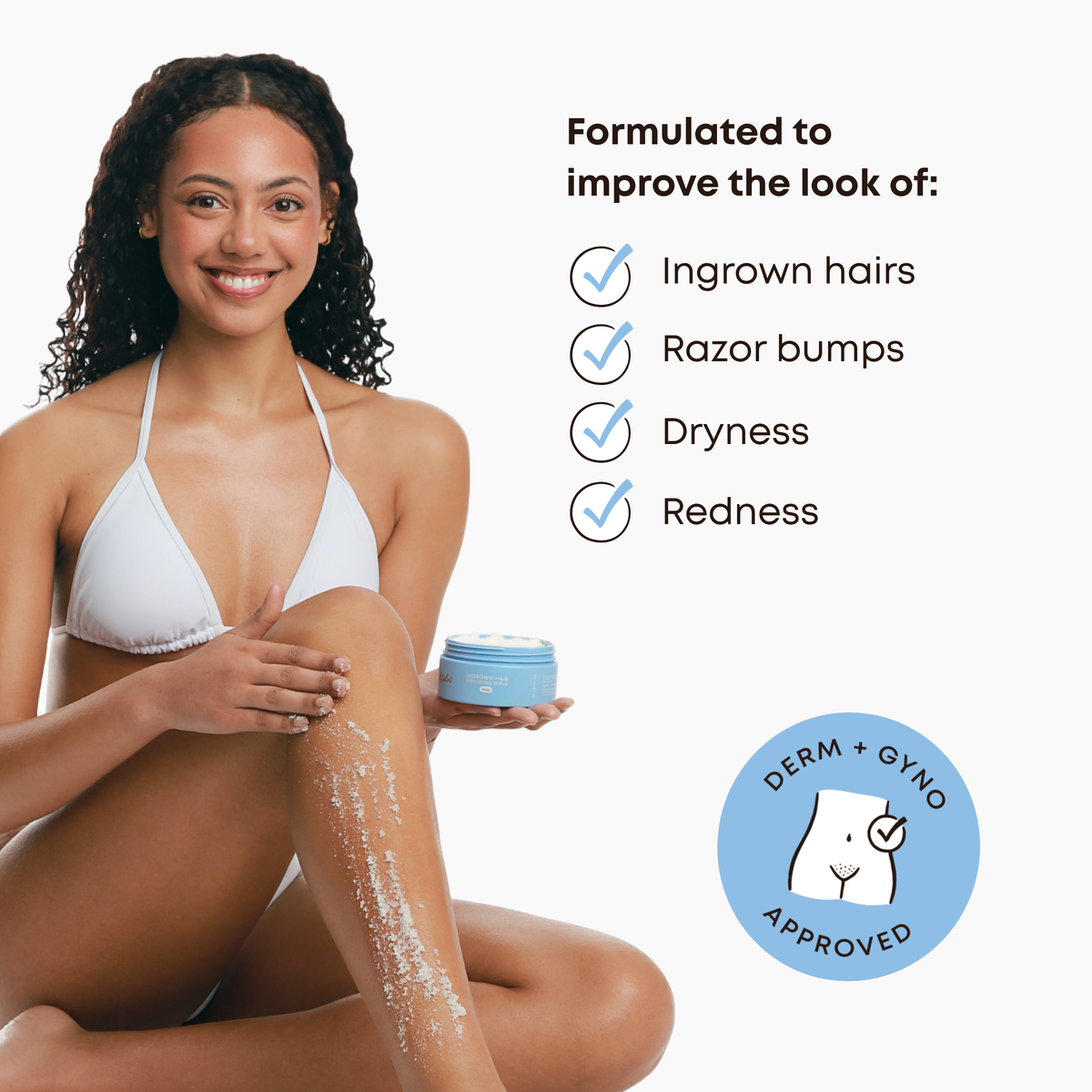 Ingrown Hair Exfoliating Scrub - Nude J6