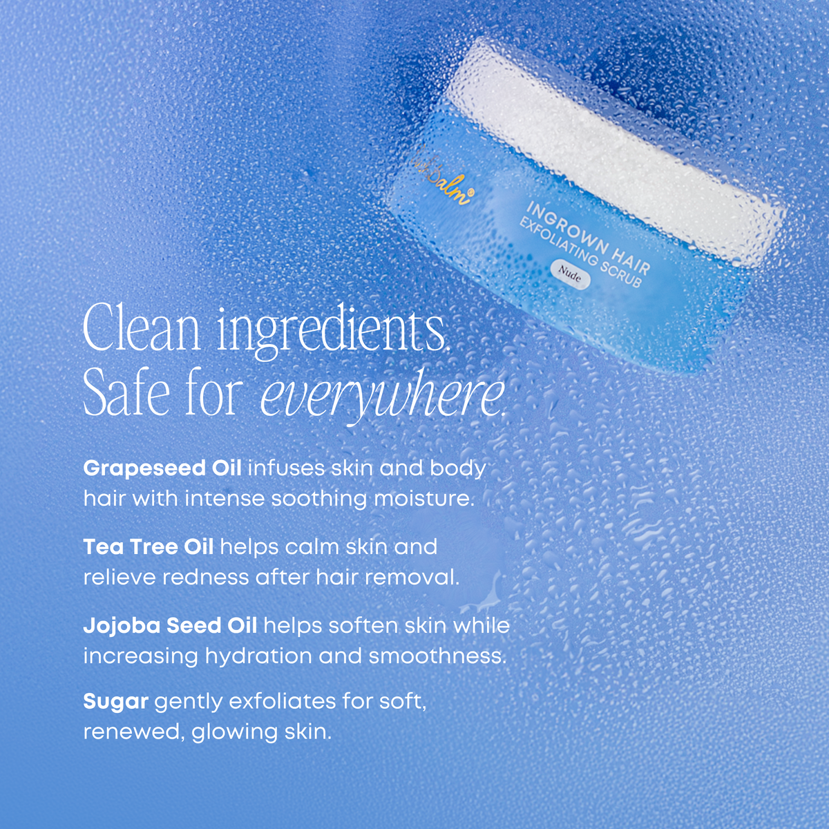 Ingrown Hair Exfoliating Scrub - Nude J6
