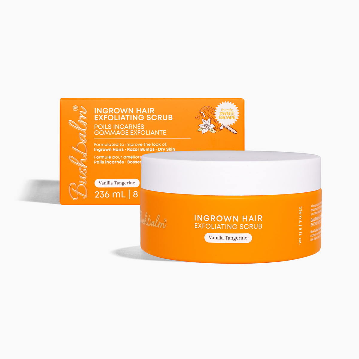 Ingrown Hair Exfoliating Scrub - Vanilla Tangerine X2