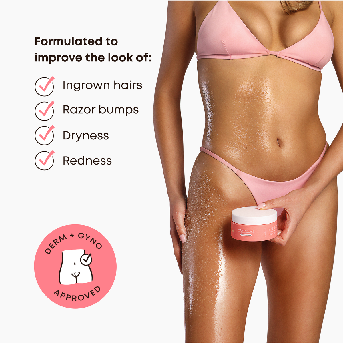 Ingrown Hair Exfoliating Scrub - Watermelon Sugar W9