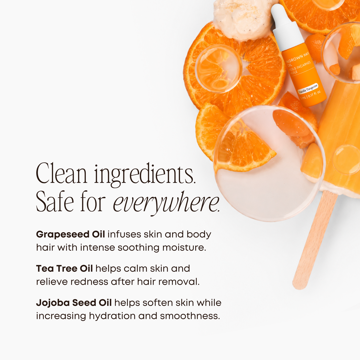 Mini Ingrown Hair Oil - Vanilla Tangerine Y1