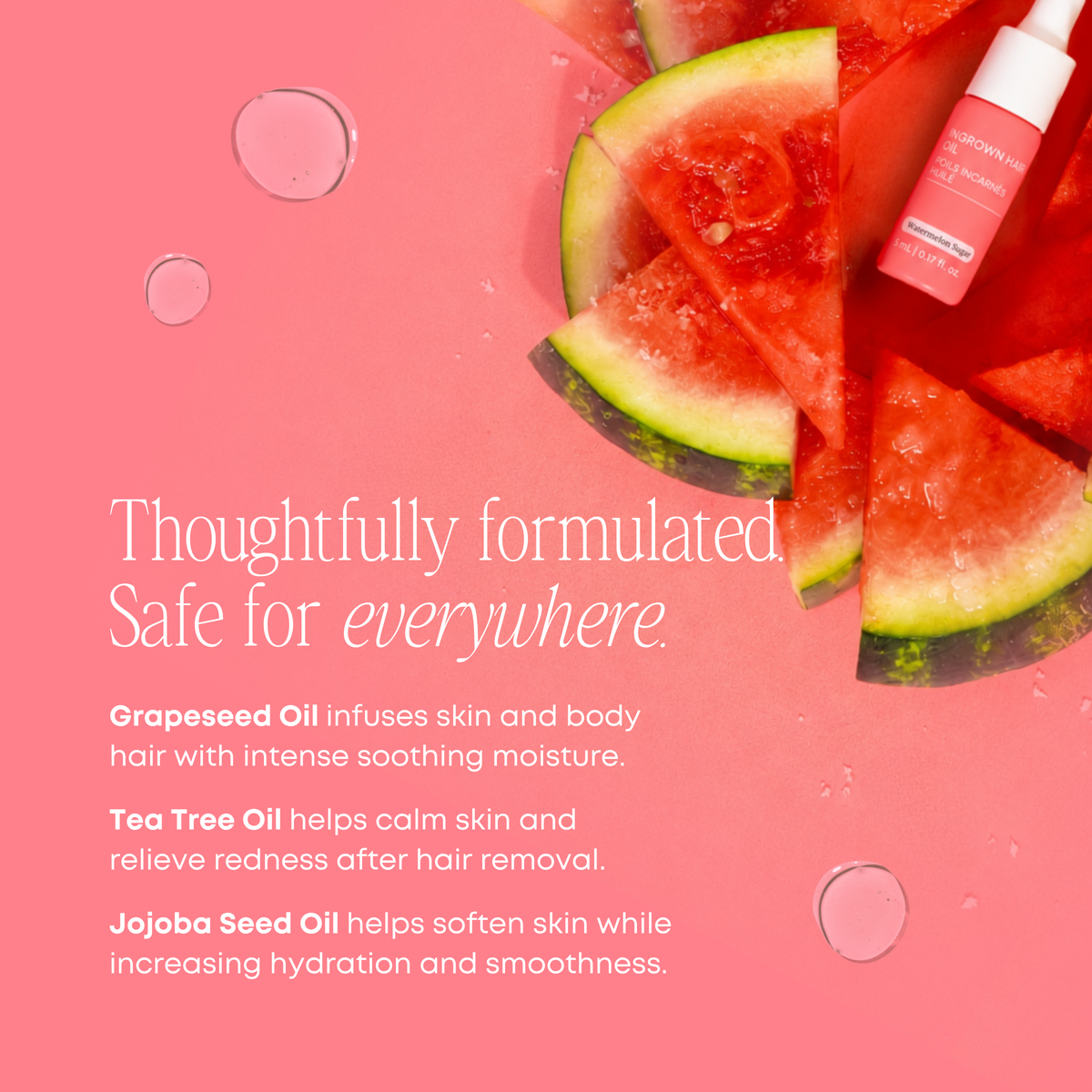 Mini Ingrown Hair Oil - Watermelon Sugar A7